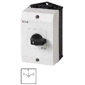 Commutateur étoile-triangle, cont.: 8, 20A, 0-Y-D, 60DEG, à accrochage, en saill|Eaton industries-EONT0-4-8410-I1