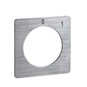 Harmony - étiquette pour interrupteur à came - 0 - 1 - 45x45mm|Schneider Electric-SCHKZ18041