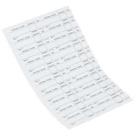 Etiquette de maintenance pour BAES, BAES + BAEH et BAEH|Legrand-LEG060900