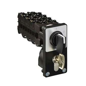 Harmony - Select. 4 pos 4poles man. noire|Schneider Electric-SCHK1Q034NZ4