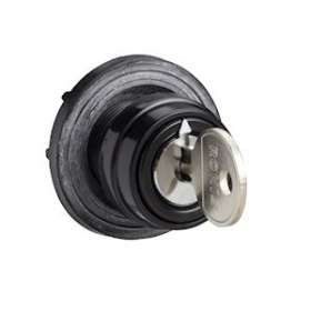 Harmony - tête de manoeuvre - 60x60mm - noir - à clé - marquage à graver|Schneider Electric-SCHKAD1S