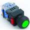 MBP22-E-D/Y/400V/P: bouton poussoir momentané LED jaune 400V pour découpe D22,