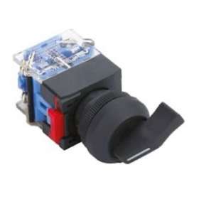 MBP22-E-XA/23/P: sélecteur rotatif 2 positions 1-(2), pour découpe D22,5mm|Mci coupatan-LCI093706