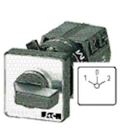 Inverseur, cont.: 2, 10A, 1-0-2, 60DEG, à accrochage,encastré, fixation centrale|Eaton industries-EONTM-1-8210-EZ