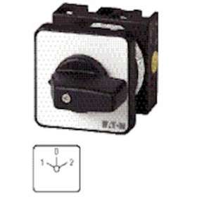 Inverseurs, Contacts: 2, 20 A, plastron: 1-0-2, 60DEG, à accrochage, encastré|Eaton industries-EONT0-1-8210-E