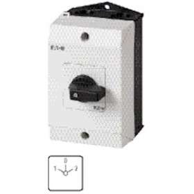 Inverseur, Contacts: 5, 20A, plastron: 1-0-2, 45DEG, à accrochage, en saillie|Eaton industries-EONT0-3-8401-I1