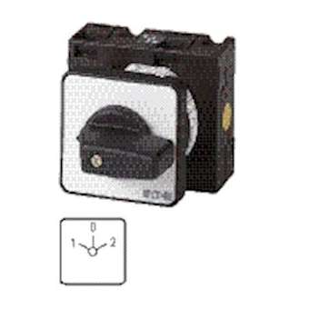 Inverseur, Contacts: 5, 32A, plastron: 1-0-2, 45DEG, à accrochage, encastré|Eaton industries-EONT3-3-8401-E