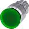 BOUTON COUP POING LUMINEUX, 30MM, VERT|Siemens Industries et Infrastructures-SIE3SU1051-1AA40-0AA0