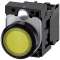 BOUTON-POUSSOIR LUMINEUX, JAUNE