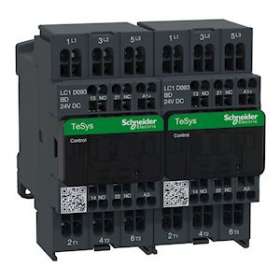 TeSys LC2D - contacteur inverseur - 3P - AC-3 440V - 9A - bobine 24Vcc|Schneider Electric-SCHLC2D093BD