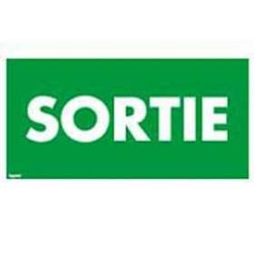 Etiquette de signalisation supplémentaire de sortie adhésive et sécable|Legrand-LEG061003