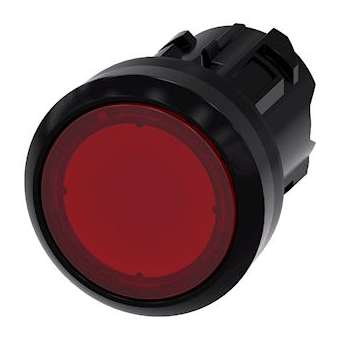 BOUTON-POUSSOIR LUMINEUX, ROUGE|Siemens Industries et Infrastructures-SIE3SU1001-0AA20-0AA0