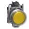 Harmony XB4 - bouton poussoir à impuls Atx gaz - D22 - capuch - jaune - 1F - vi|Schneider Electric-SCHXB4BP51GEX