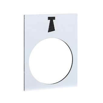 Harmony - étiquette - 30x40mm - blanc - alarme|Schneider Electric-SCHZB2BY4932