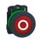 Harmony XB5 - bouton poussoir impulsion - flush marqué - rouge - 1O - vis|Schneider Electric-SCHXB5FA4322