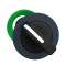 Harmony XB5 - tête bouton tournant manette - flush - 2 posit fixes - noir|Schneider Electric-SCHZB5FD2