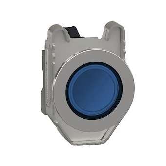 Harmony XB4 - voyant lumineux DEL - flush - bleu - 230V - vis étrier|Schneider Electric-SCHXB4FVM6