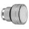 Harmony XB4 - tête bouton poussoir - affleurant pour étiquette - D22 - blanc|Schneider Electric-SCHZB4BA18