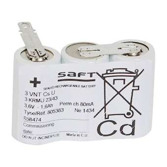 Batterie Ni-Cd - pour BAES+BAEH évacuation SATI Adressable référence 062560|Legrand-LEG061032
