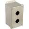 Harmony 9001KY - boîte à boutons vide - métallique - 2 perçages horizontaux|Schneider Electric-SCH9001KYSS2
