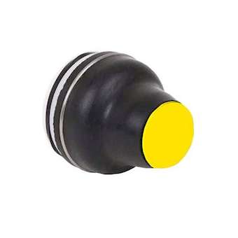 Harmony XACB - tête capuchonnée pour bouton-poussoir - jaune - 16mm, -25..+70DEG|Schneider Electric-SCHXACB9215