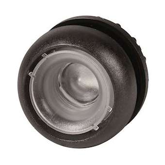 Bouton-poussoir lumineux, plat, sans étiquette, à accrochage|Eaton industries-EONM22S-DRL-X