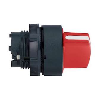 Harmony XB5 - tête bouton tournant à manette - D22 - 2 posit fixes - rouge|Schneider Electric-SCHZB5AD204