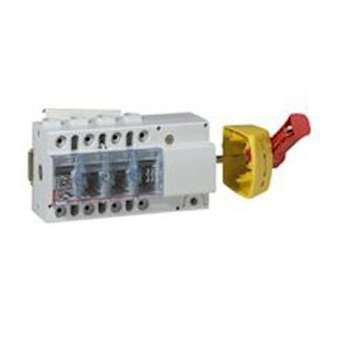 Interrupteur-sectionneur Vistop 100A - 4P commande latérale et poignée rouge|Legrand-LEG022327