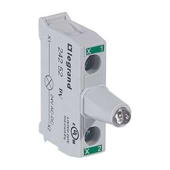 Osmoz boîte à boutons - bloc lum LED pour tête - 12/24V~/ - vert|Legrand-LEG024252