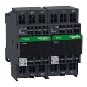 TeSys LC2D - contacteur inverseur - 3P - AC-3 440V - 9A - bobine 24Vcc|Schneider Electric-SCHLC2D093BL