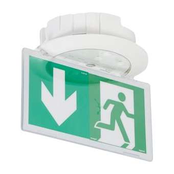 BAES+BAEH d'évacuation encastré LEDs Kickspot IP40 IK04 plastique SATI Connecté|Legrand-LEG062514
