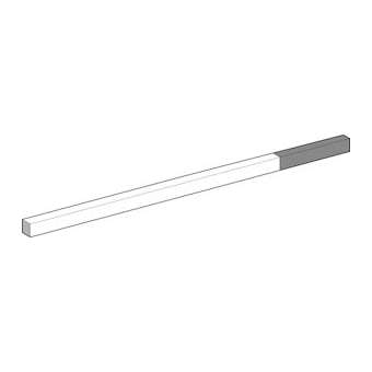 TIGE METAL CARREE 6MM L2 00MM BOUT ROUGE|Schneider Electric-SCHXCRZ03R
