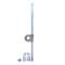 ZCKY - levier inter position à tige métal carrée 3mm L 125mm rap ress -25/+70DEG