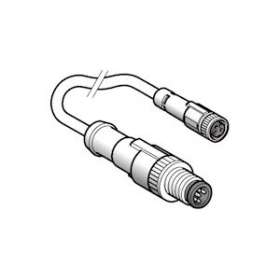 OsiSense XZ - rallonge - mâle M12 3broches droit - fem. M8 3broches droit - 1m|Schneider Electric-SCHXZCR1509040H1