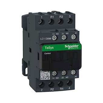 TeSys LC1D - contacteur - 4P (2F+2O) - AC-1 440V - 20A - bobine 110Vca|Schneider Electric-SCHLC1D098F7