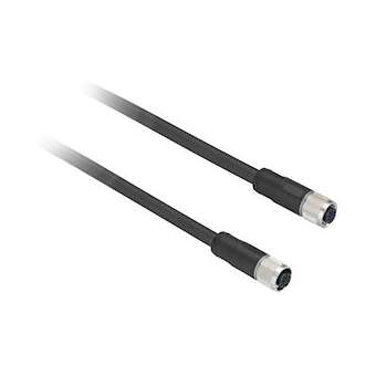 OsiSense XZ - connecteur pré-câblé - droit femelle - M12 - 5 broches - PVC 5m|Schneider Electric-SCHXZCPV11V12L5
