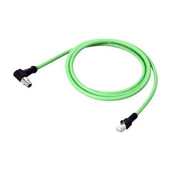 Câble ethernet fhv7, angle droit 3m, connecteur m12|Omron electronics-OMRFHV-VNLB3M