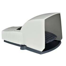 Preventa XPEG - inter. à pied - simple - avec capot - plast.- gris - 2O+2F|Schneider Electric-SCHXPEG611
