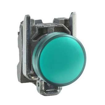 Harmony - bouton lumineux XB4 - LED vert - 24V|Schneider Electric-SCHXB4BVB35
