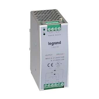 Module pour fonction redondance pour alimentation stabilisée à découpage - 20A|Legrand-LEG146698