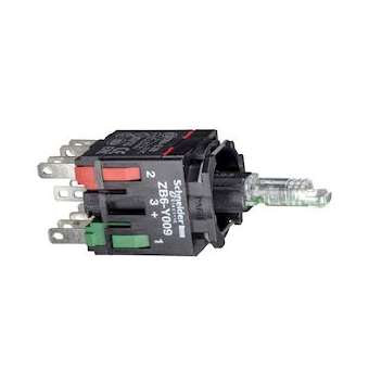 Harmony ZB6 - corps pour bouton lumineux - D16mm - DEL intégrée - rouge - 1O|Schneider Electric-SCHZB6ZB42B