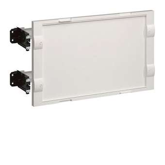 Kit 2 rails réglables plastron plein h300mm|Hager-HAGFD02A2