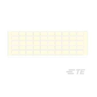 Rc55 Carte Pré-Marquée 5 (X100) Horiz Blanc|Entrelec-ENT1SNA230245R1700