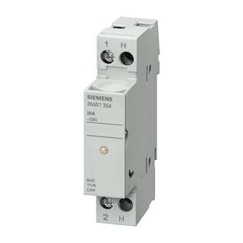 P. cartouches cylindriques taille 8,5x31,5mm 20A, 1 pôle+N|Siemens Industries et Infrastructures-SIE3NW7354