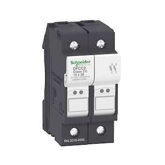 PORTE-FUS 2P 30A POUR FUSIBLE CLASS CC|Schneider Electric-SCHDFCC2