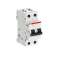 Disjoncteur S202M 2P 25A Courbe D Raccordement à vis - 15KA (2Modules)|ABB-ABB354265