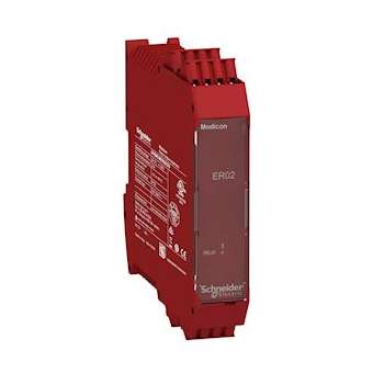 Preventa XPSMCM - module extension 2 sorties relais 2NO+1NC connecteur à ressort|Schneider Electric-SCHXPSMCMER0002G