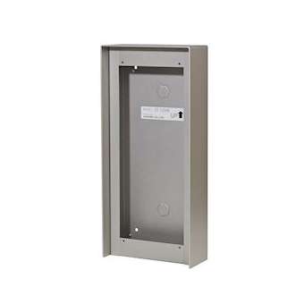 Cadre saillie aluminium avec visière 3 modules p/gt|Aiphone-AIPGT103HB