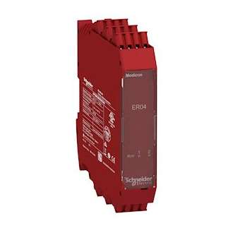 Preventa XPSMCM - module extension 4 sorties relais 2NO+1NC connecteur à ressort|Schneider Electric-SCHXPSMCMER0004G