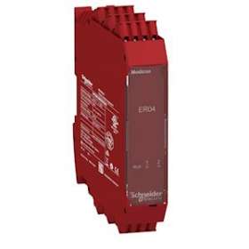 Preventa XPSMCM - module extension 4 sorties relais 2NO+1NC connecteur à ressort|Schneider Electric-SCHXPSMCMER0004G